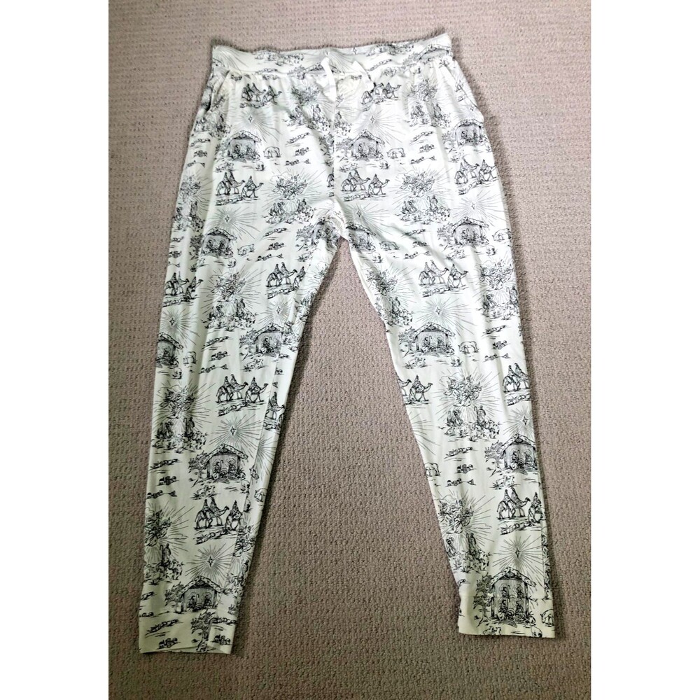 Holy Pals Little Town Of Bethlehem Pajama Pants Womens 2XL Holiday Christian